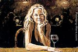 Fabian Perez first blonde painting